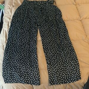 Maeve Avery pleated wide leg trouser